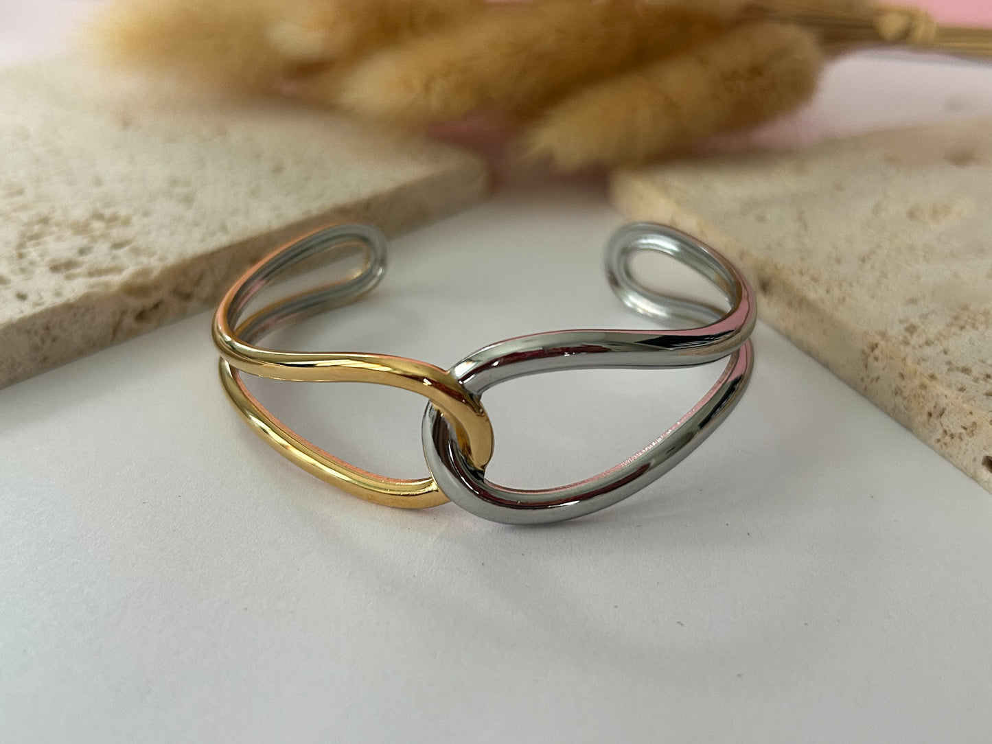 Knot Dual Color Bangle