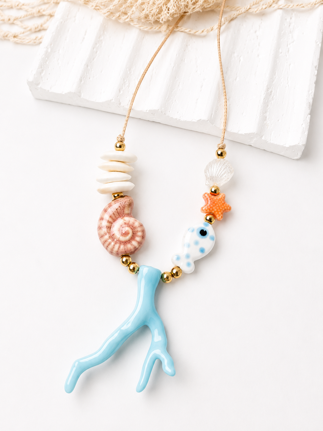 Arrecife Encantado | Collar Marino Artesanal