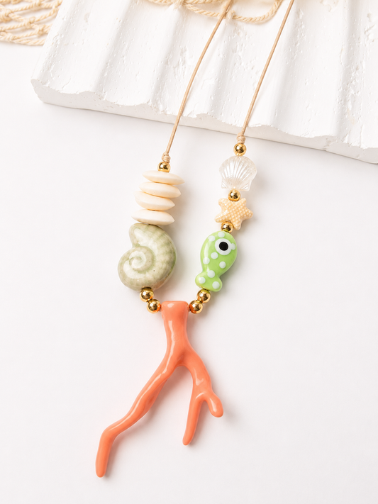 Arrecife Encantado | Collar Marino Artesanal