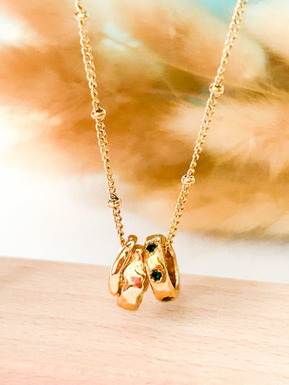 Mimi’s Three Rings Necklace
