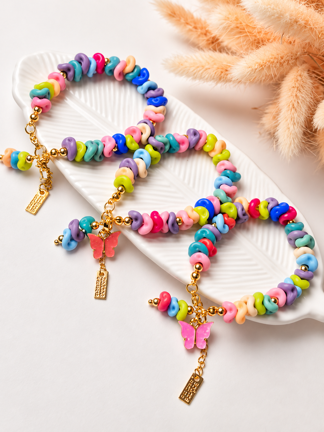 Pulsera Vuelo de Colores con Mariposa | Isa & Zoé Creations