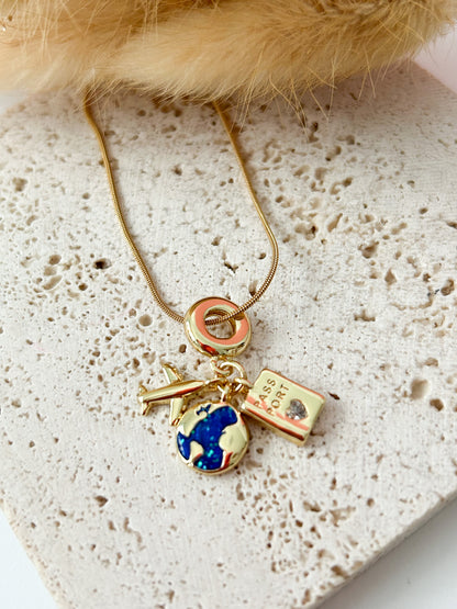 Around the World Travel Necklace Collection