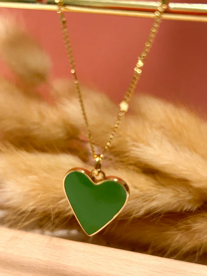 Colorful Hearts Chain