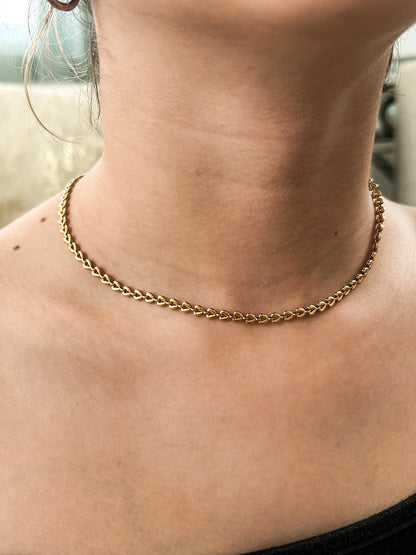 Khami Set - Pulsera y Cadena Minimalista en Acero Inoxidable
