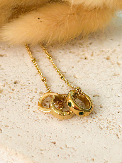 Mimi’s Three Rings Necklace