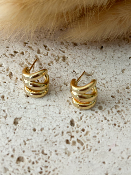 Small Twisted Earrings