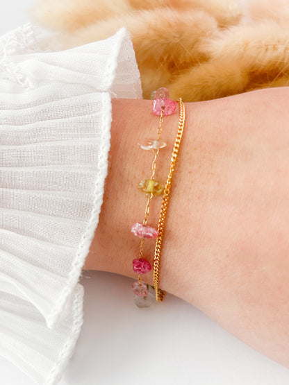Set Arrecife | Collar y Pulsera con Charms Marinos Dorados