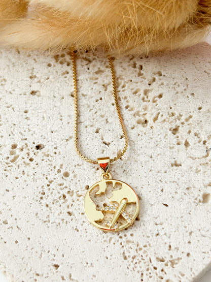 Around the World Travel Necklace Collection
