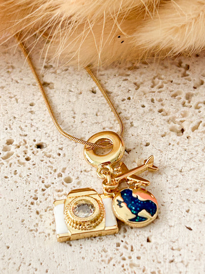 Around the World Travel Necklace Collection