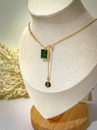 Irma's Emerald Pendant Necklace