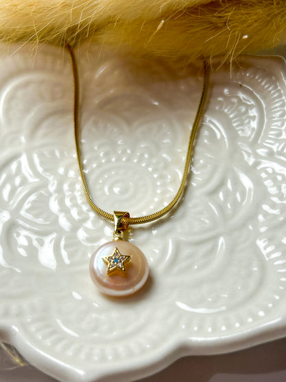 Pearl Charm Necklace