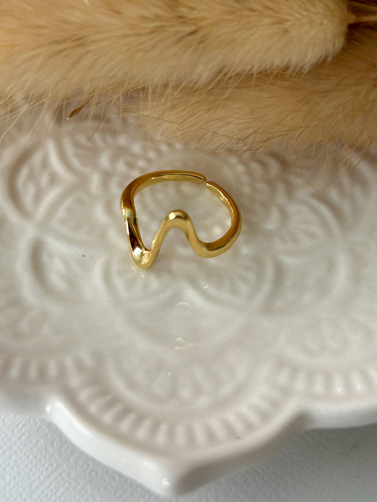 Golden Twist Ring