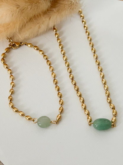 Set de Cadena y Pulsera Angeli