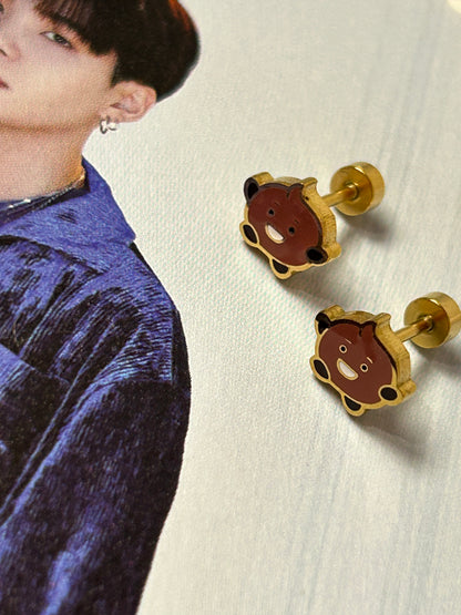 BT21 Inspired Collection – Stud Earrings Cute & Colorful