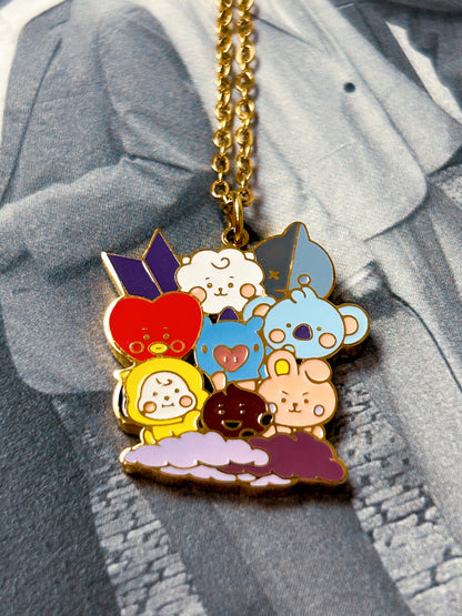 Kawaii Characters Charm Necklace