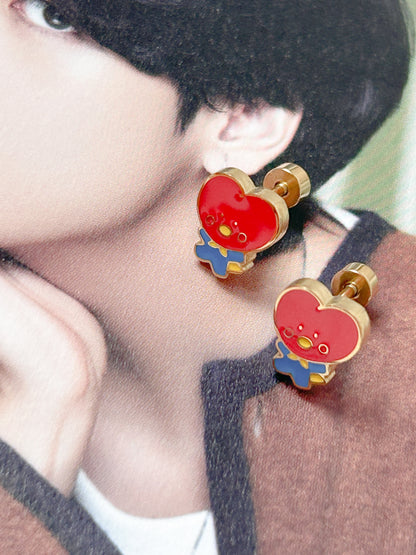 BT21 Inspired Collection – Stud Earrings Cute & Colorful