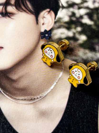 BT21 Inspired Collection – Stud Earrings Cute & Colorful