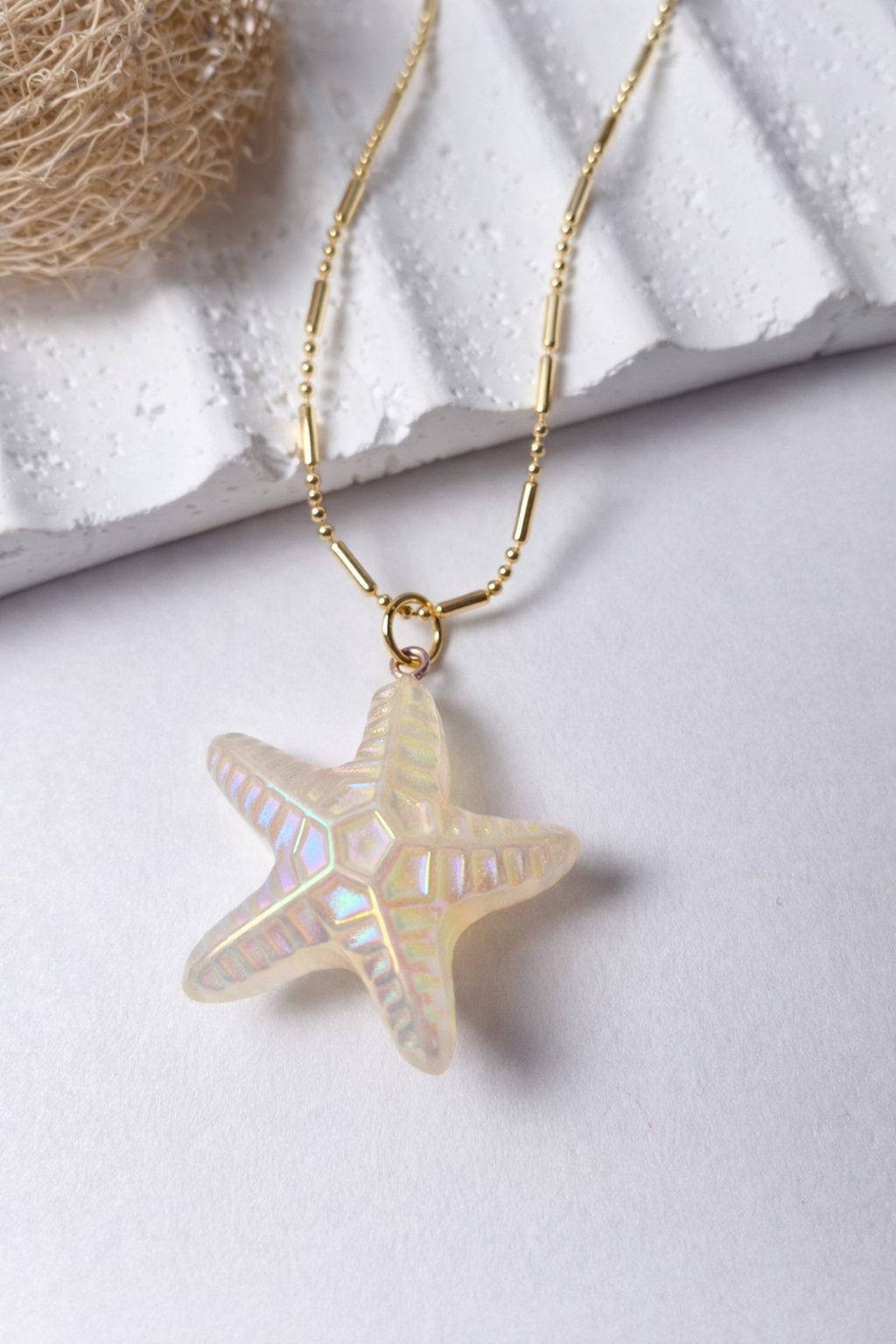 Estrella de Nácar – Collar Estrella de Mar Elegante