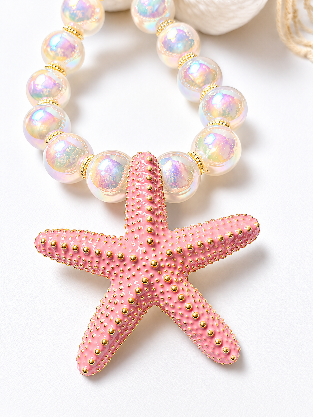 Collar Perlas Sirena con Estrella de Mar