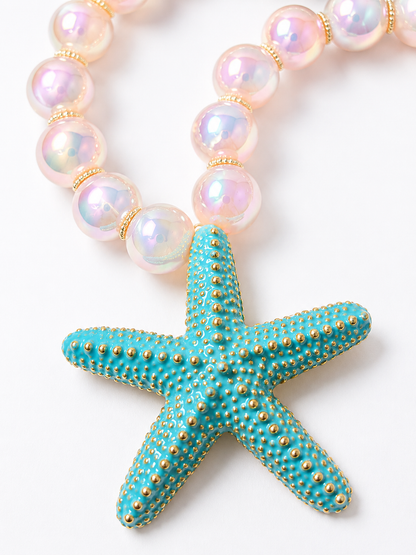 Collar Perlas Sirena con Estrella de Mar