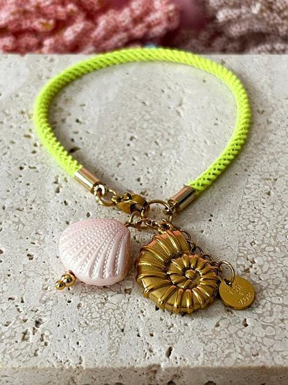 Pulsera Tesoros Marinos | Charms Grandes Estilo Playa