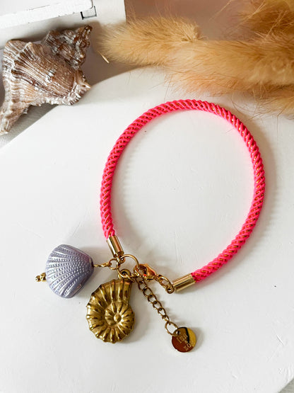 Pulsera Tesoros Marinos | Charms Grandes Estilo Playa