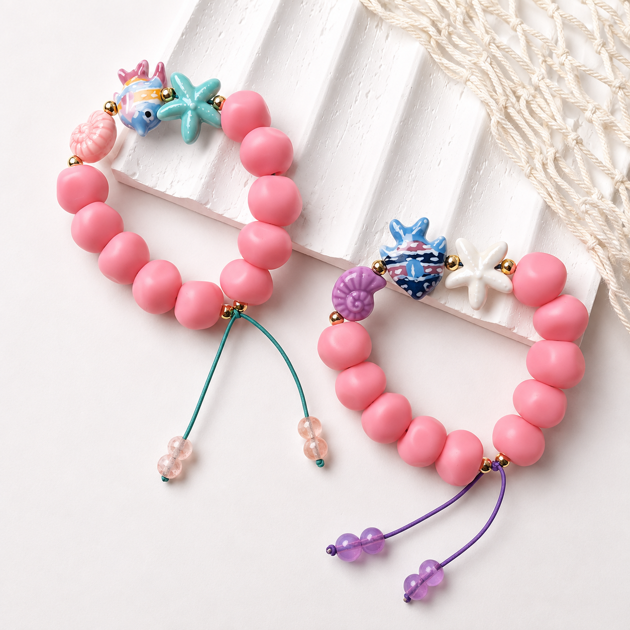 Peces de la Bahía | Pulsera Marina Colorida
