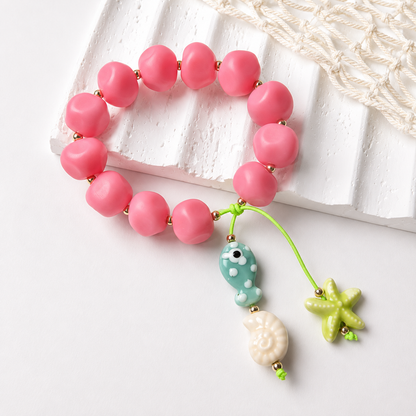 Bahía de Colores | Pulsera con Dijes Marinos