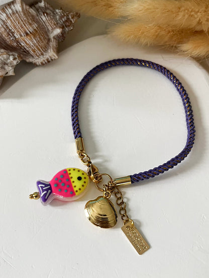 Pulsera Dulce Arrecife | Charms Coloridos Estilo Marino