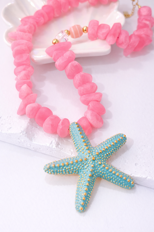 Collar Estrella del Mar Dorada