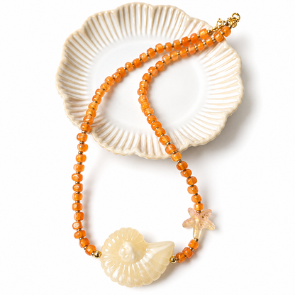 Caracolas de Color | Collar Marino con Caracol