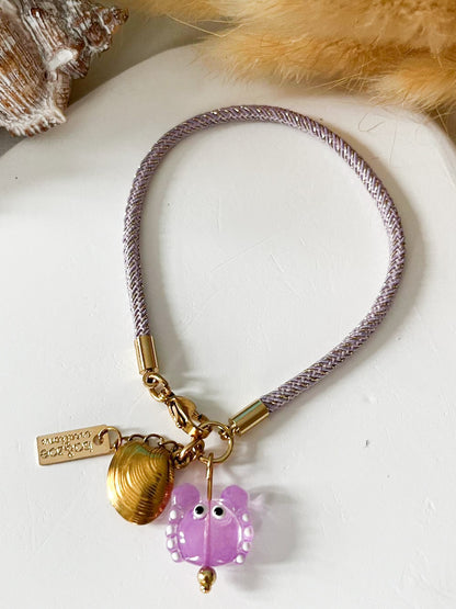 Pulsera Crabby Chic | Estilo Divertido con Charms de Cangrejo