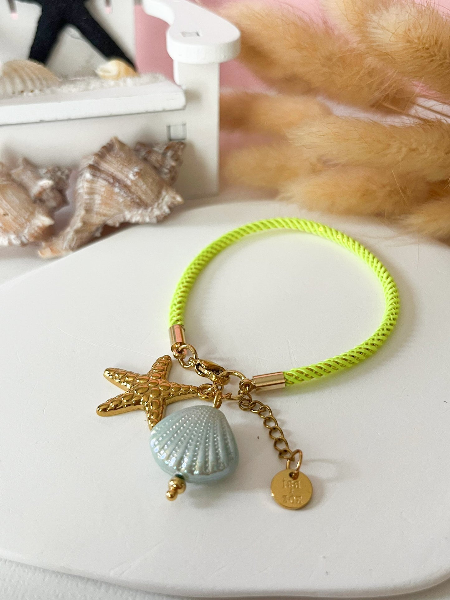Pulsera Tesoros Marinos | Charms Grandes Estilo Playa