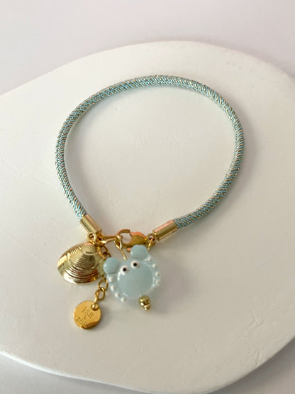 Pulsera Crabby Chic | Estilo Divertido con Charms de Cangrejo