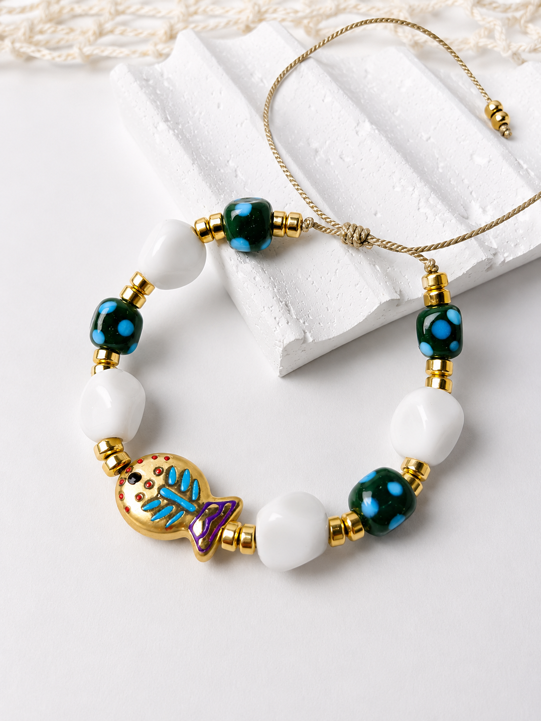 Pulsera Peces de Colores | Pulsera Artesanal Ajustable