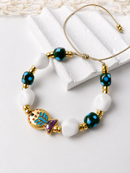 Pulsera Peces de Colores | Pulsera Artesanal Ajustable