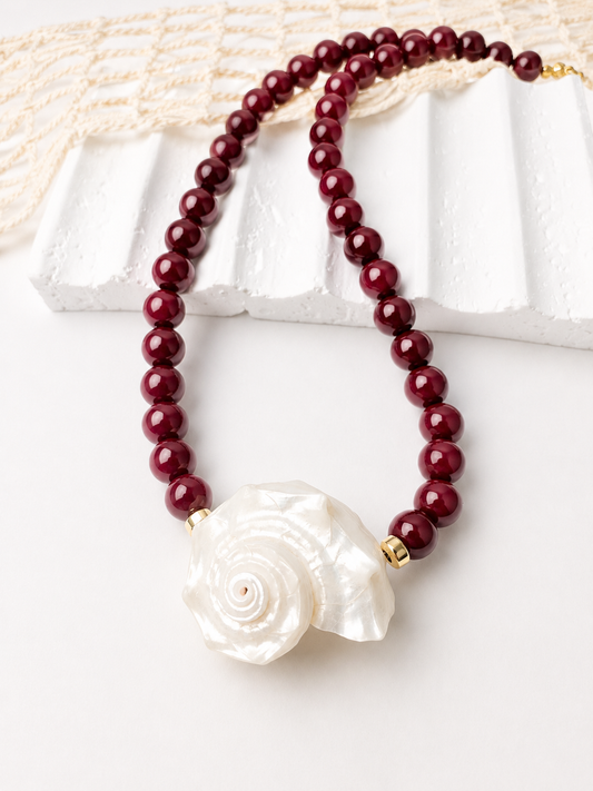 Eco del Océano | Collar de Caracola de Nácar