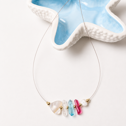 Brisa de Cristal | Collar Multicolor de Verano