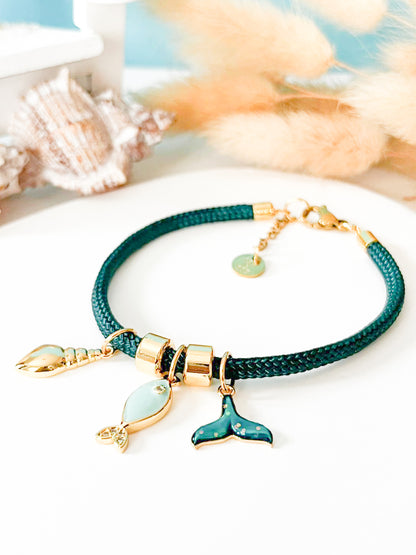 Pulsera Almas del Océano | Charms Marinos con Significado