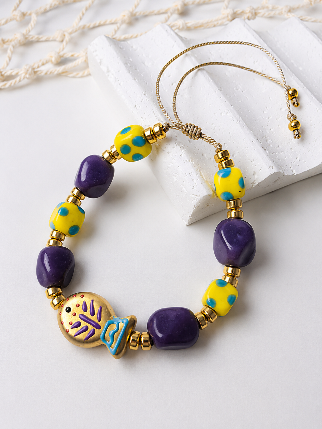 Pulsera Peces de Colores | Pulsera Artesanal Ajustable