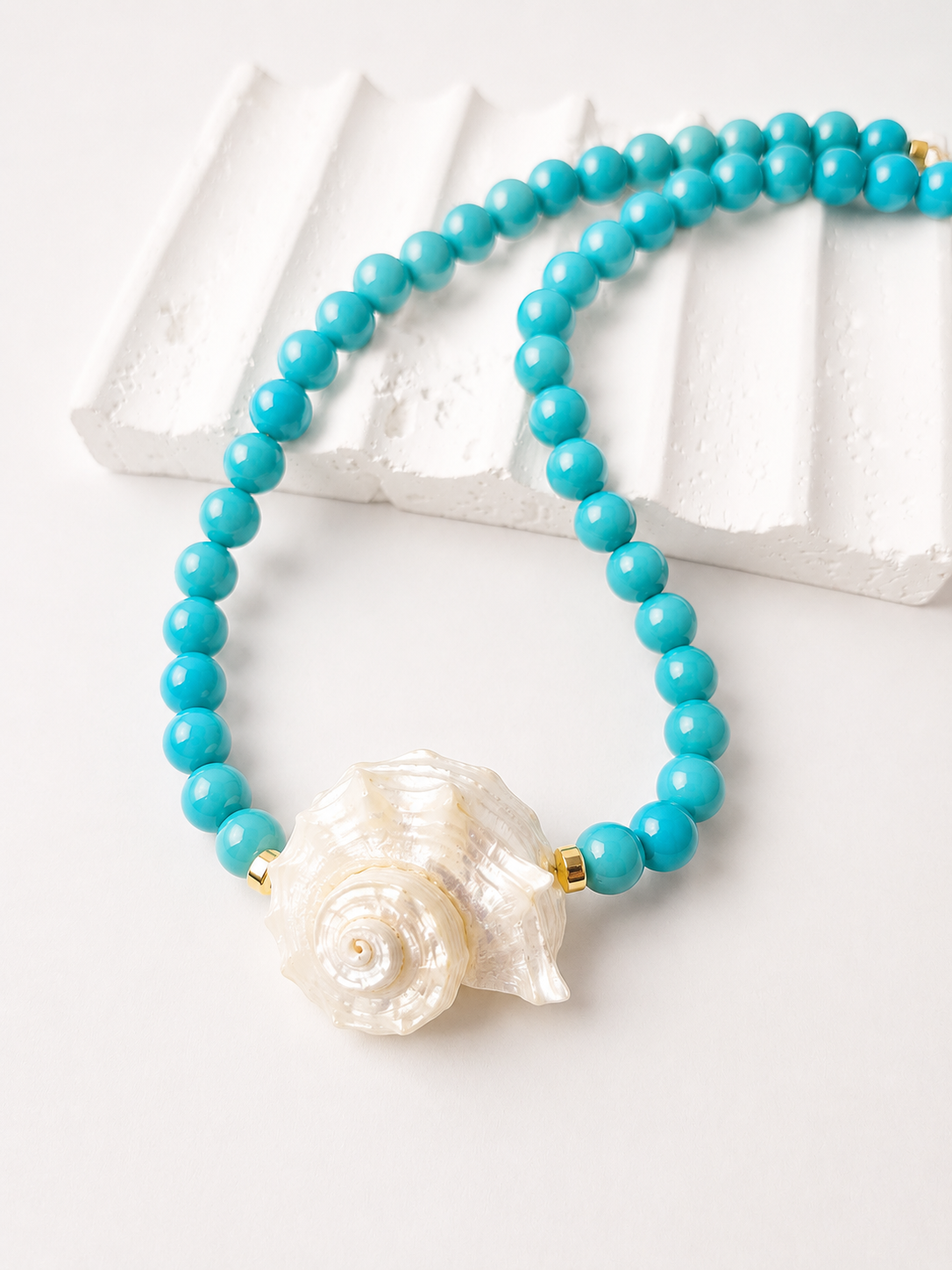 Eco del Océano | Collar de Caracola de Nácar