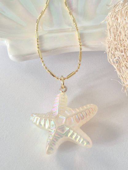 Estrella de Nácar – Collar Estrella de Mar Elegante