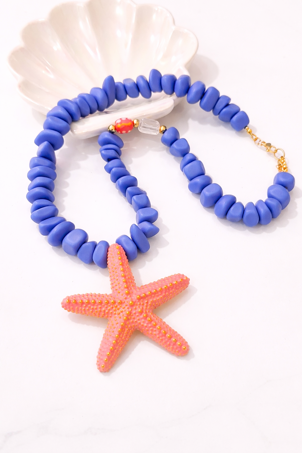 Collar Estrella del Mar Dorada
