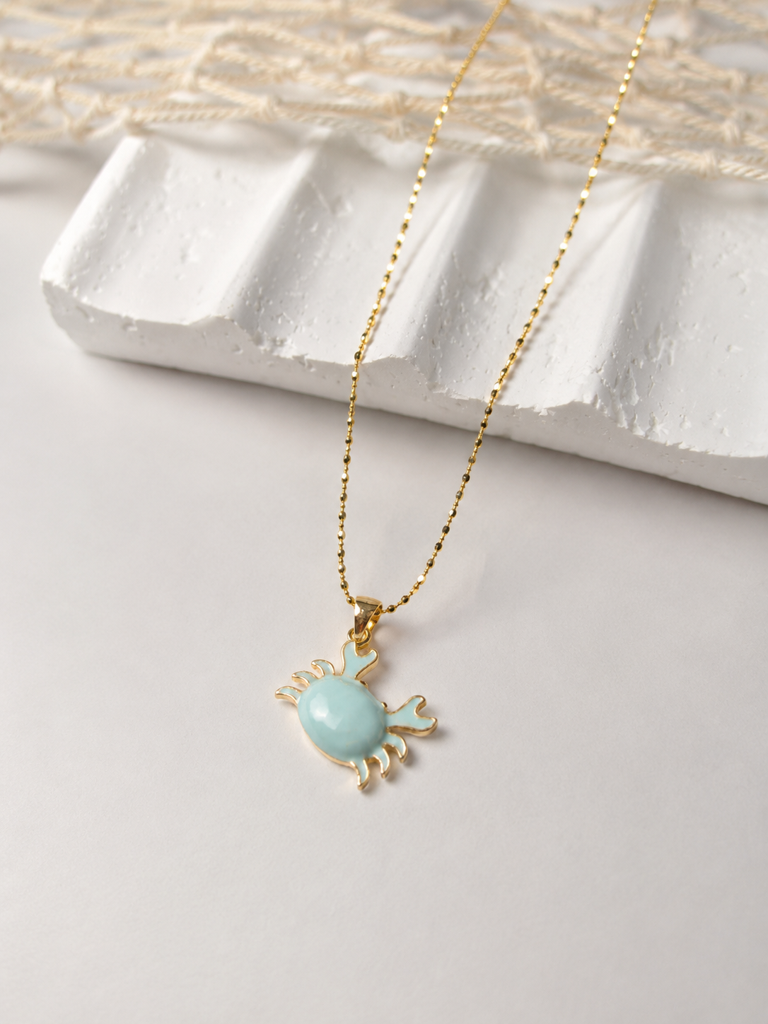 Cangrejo Celeste | Collar de Acero Inoxidable