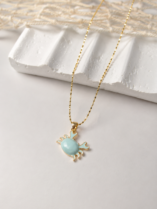 Cangrejo Celeste | Collar de Acero Inoxidable