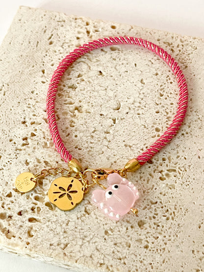 Pulsera Crabby Chic | Estilo Divertido con Charms de Cangrejo