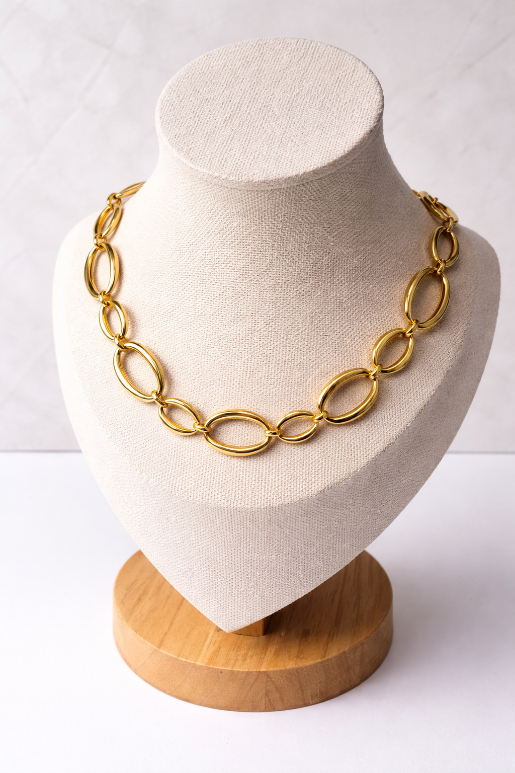 Collar Aura Chain | Cadena Oval Elegante Ajustable