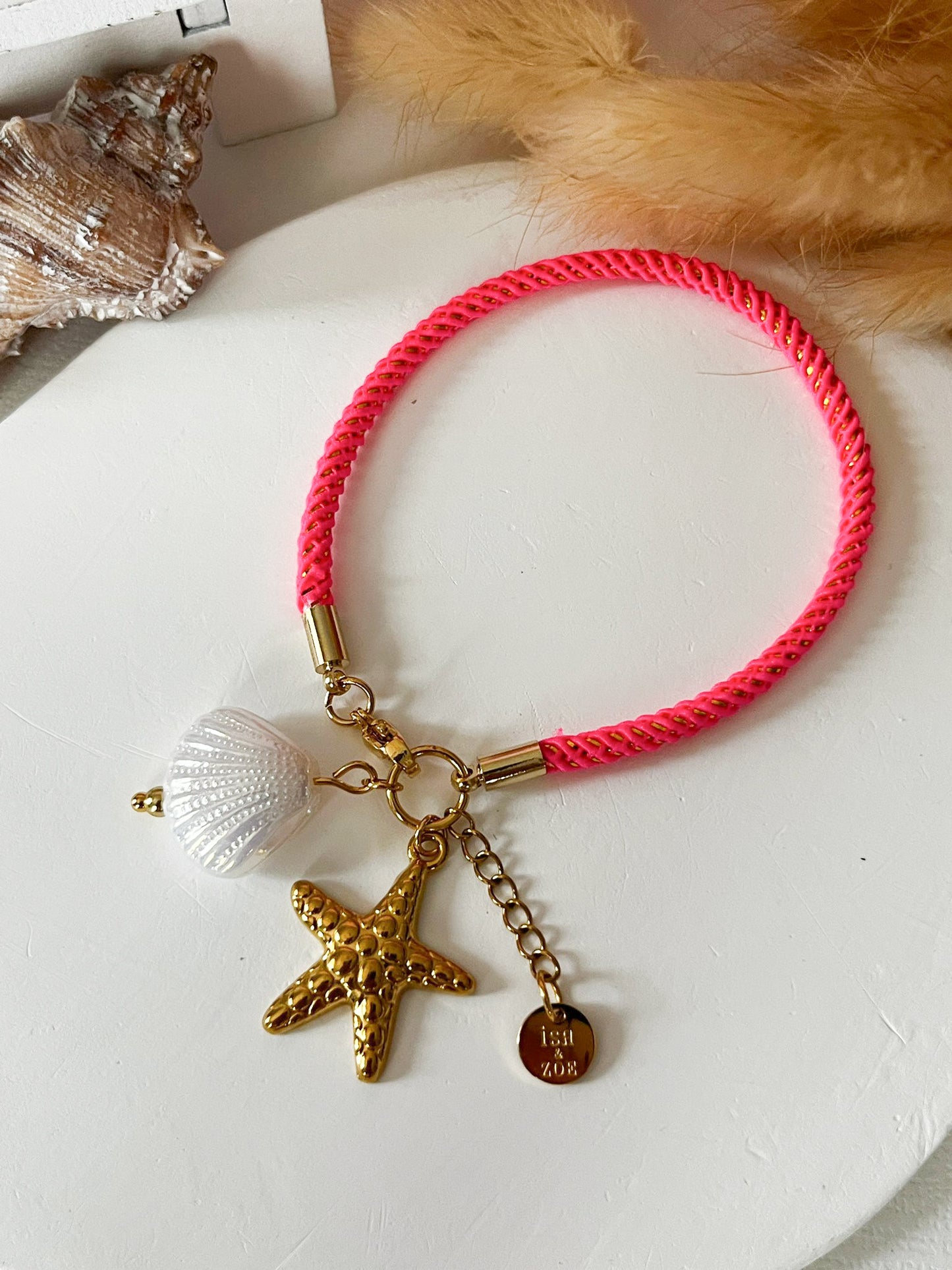 Pulsera Tesoros Marinos | Charms Grandes Estilo Playa