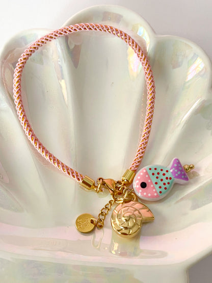 Pulsera Dulce Arrecife | Charms Coloridos Estilo Marino