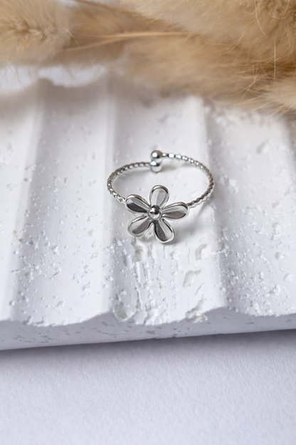 Anillo Ajustable Flor de Luz| Delicado & Elegante